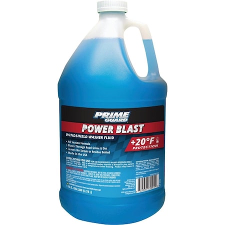 Prime Guard Power Blast Gallon +20 Deg F Temperature Rating Windshield Washer Fluid PRIM92306